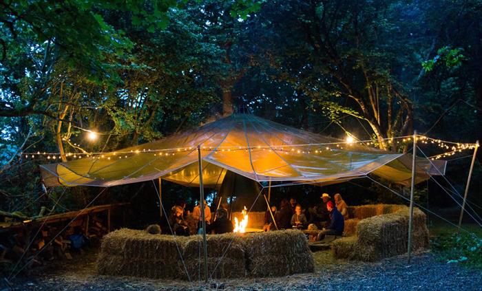 The firepit (photo: Sarah Falugo)